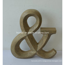 MDF Letter with Distressed Finished for Home Decoration